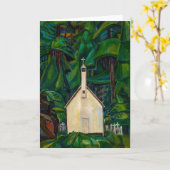 Indische Kirche | Emily Carr | Karte (Gelbe Blume)
