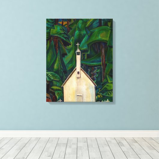 Indische Kirche | Emily Carr | Leinwanddruck (Insitu (Holzboden))