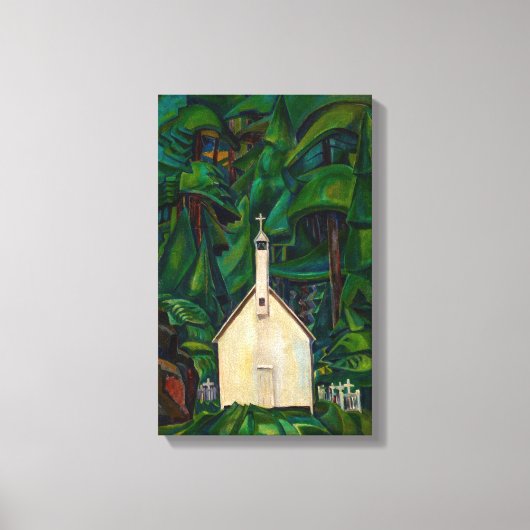 Indische Kirche | Emily Carr | Leinwanddruck (Vorderseite)