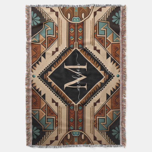 Indische Kultur Boho Style Decke (Vorderseite Vertikal)