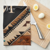 Indische Kultur Boho Style Geschirrtuch (Viertel Falte)