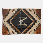 Indische Kultur Boho Style Geschirrtuch (Horizontal)