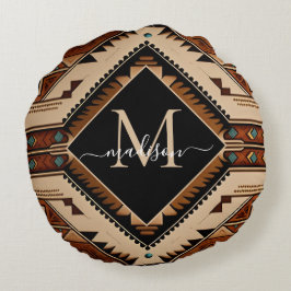 Indische Kultur Boho Style Rundes Kissen