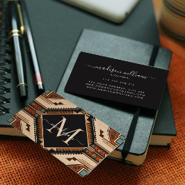 Indische Kultur Boho Style Visitenkarte