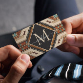 Indische Kultur Boho Style Visitenkarte