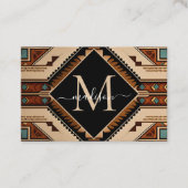 Indische Kultur Boho Style Visitenkarte (Vorderseite)