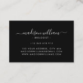 Indische Kultur Boho Style Visitenkarte (Rückseite)