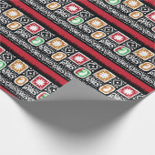 Indische Kultur: Traditionelles Kunstdesign Geschenkpapier (Ecke)