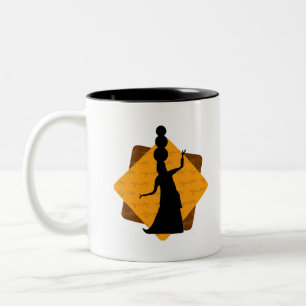 Indische Kunst Zweifarbige Tasse