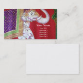 Indische Kunstelefant Visitenkarte (Vorne/Hinten)