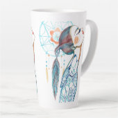 Indische Lady Art Tasse (Rechte Ecke)
