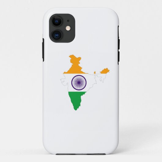 Indische Landesflagge Case-Mate iPhone Hülle (Rückseite)