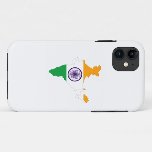 Indische Landesflagge Case-Mate iPhone Hülle (Rückseite (Horizontal))