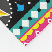 Indische LKW-Kunst, nahtlos folkloristisches Kunst Fleecedecke (Ecke)