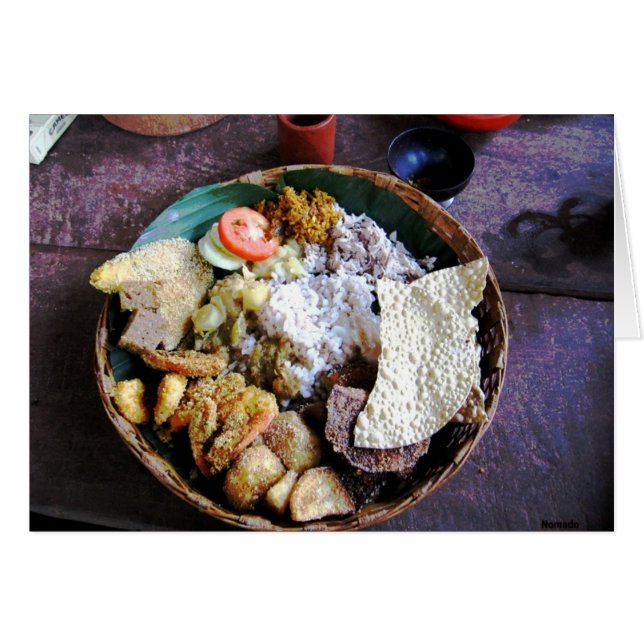 Indische Mahlzeit (Vorderseite (Horizontal))