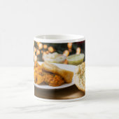 indische Mahlzeit Kaffeetasse (Mittel)