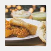 indische Mahlzeit Magnet (Vorne)