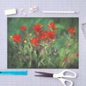 Indische Malerei mit Pinsel Original Wildblume Art Seidenpapier (Handwerk)