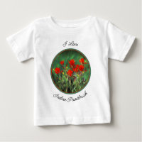 Indische Malerei mit Pinsel - Originelle Blume