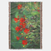 Indische Malerei mit Pinsel - Originelle Blume Decke (Vorderseite Vertikal)
