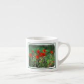 Indische Malerei mit Pinsel - Originelle Blume Espressotasse (Rechts)