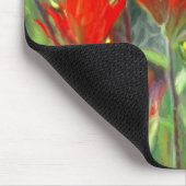 Indische Malerei mit Pinsel - Originelle Blume Mousepad (Ecke)