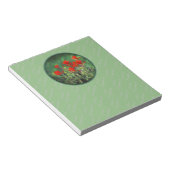 Indische Malerei mit Pinsel - Originelle Blume Notizblock (angewinkelt)