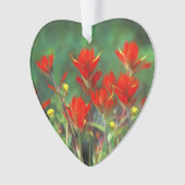 Indische Malerei mit Pinsel - Originelle Blume Ornament (Vorderseite)