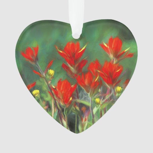 Indische Malerei mit Pinsel - Originelle Blume Ornament (Vorderseite)
