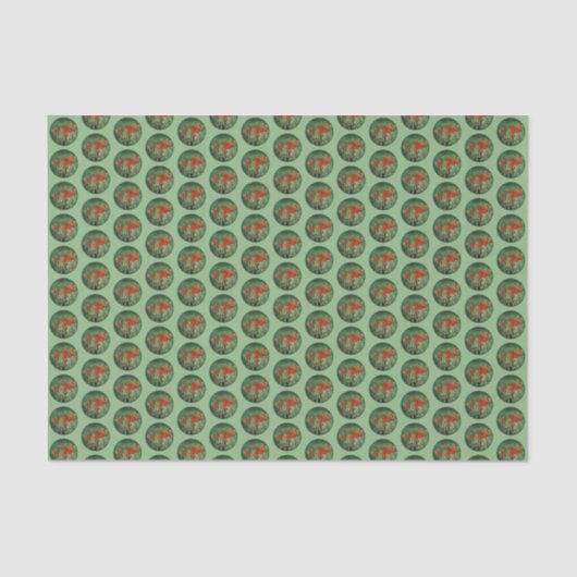 Indische Malerei mit Pinsel - Originelle Blume Seidenpapier (Vorderseite)