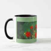 Indische Malerei mit Pinsel - Originelle Blume Tasse (Links)