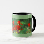 Indische Malerei mit Pinsel - Originelle Blume Tasse (VorderseiteRechts)