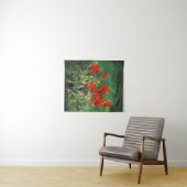 Indische Malerei mit Pinsel - Originelle Blume Wandteppich (Beispiel (Horizontal))