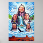 Indische Malerei von Serdar Hizli Poster (Vorne)