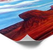 Indische Malerei von Serdar Hizli Poster (Ecke)