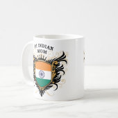 Indische Mama der Nr.-eine Kaffeetasse (Vorderseite Links)