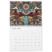 Indische Mandalas Kalender (Jan 2027)