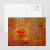 indische Masken Postkarte (Vorne/Hinten)