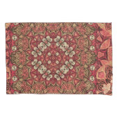 Indische Medaille, boho ethnische Verzierung Kissenbezug (Vorderseite)