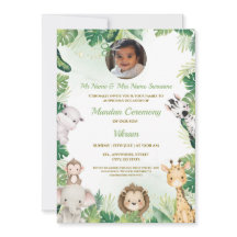 Indische Mundan Zeremonie Einladung, Tonsure Einla