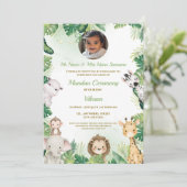 Indische Mundan Zeremonie Einladung, Tonsure Einla Einladung (Stehend Vorderseite)