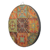 Indische Muster Dartscheibe (Vorderseite rechts)