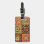 Indische Muster Gepäckanhänger (Vorderseite vertikal)