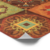 Indische Muster Poster (Ecke)