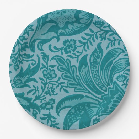 Indische Muster- (von William Morris) Pappteller (Vorderseite)