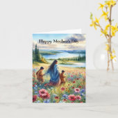 Indische Muttertagskarte Karte (Gelbe Blume)