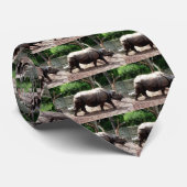 Indische Nashörner Krawatte (Gerollt)