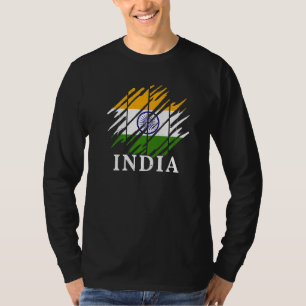 Indische Nationalflagge T-Shirt