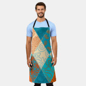 Indische Patchwork nahtlos Vintages Design. Schürze (Getragen)