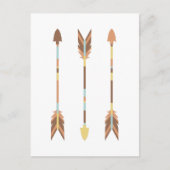 Indische Pfeile Postkarte (Vorderseite)
